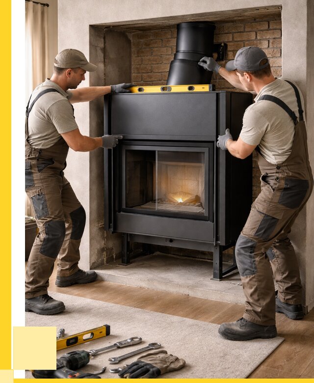 Установка каминных топок в Новомосковске под ключ от 18585 р. | ЭриданНвм