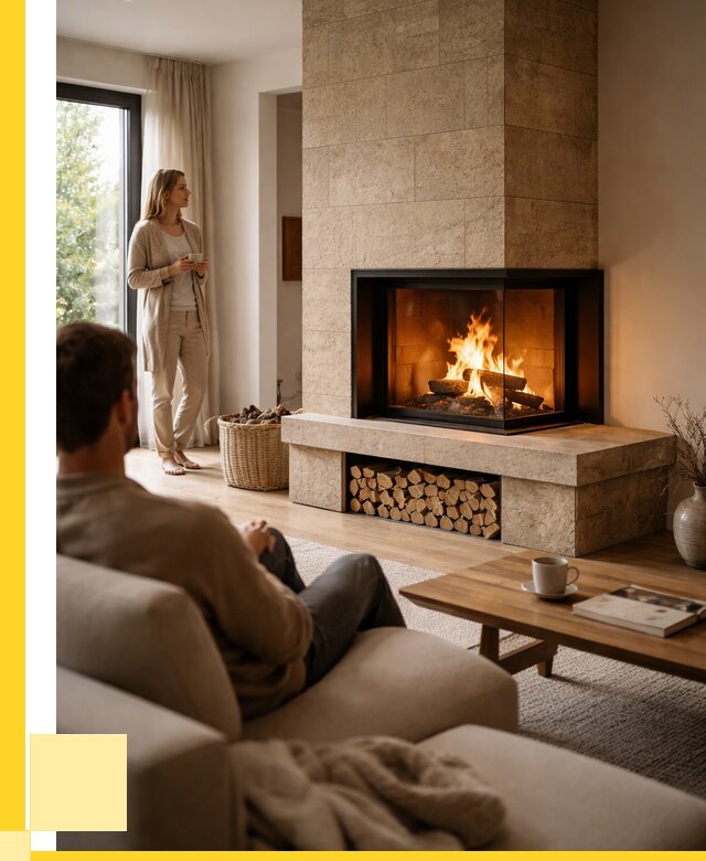 Угловые камины из кирпича установка в Новомосковске от 154875 р. ЭриданНвм