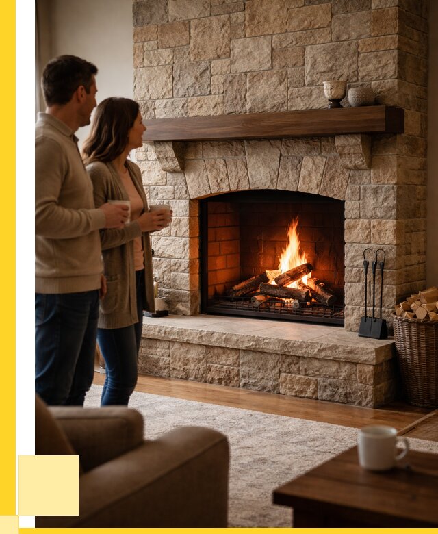 Каменные камины на заказ в Новомосковске от 185850 р. | ЭриданНвм