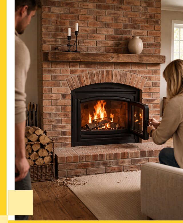 Кирпичные камины под ключ в Новомосковске от 154875 р. | ЭриданНвм