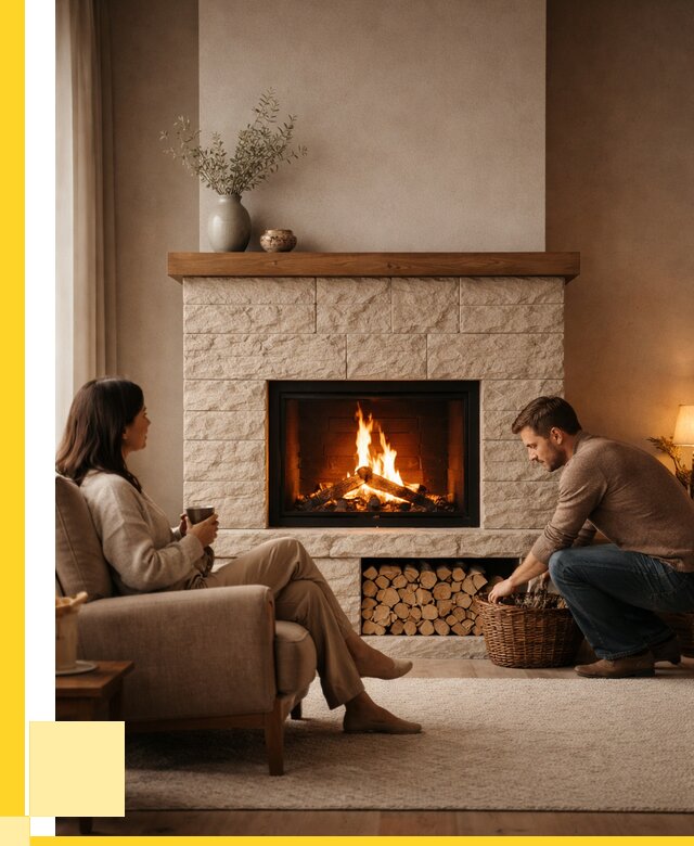 Камины для дома в Новомосковске под ключ от 154875 р. | ЭриданНвм