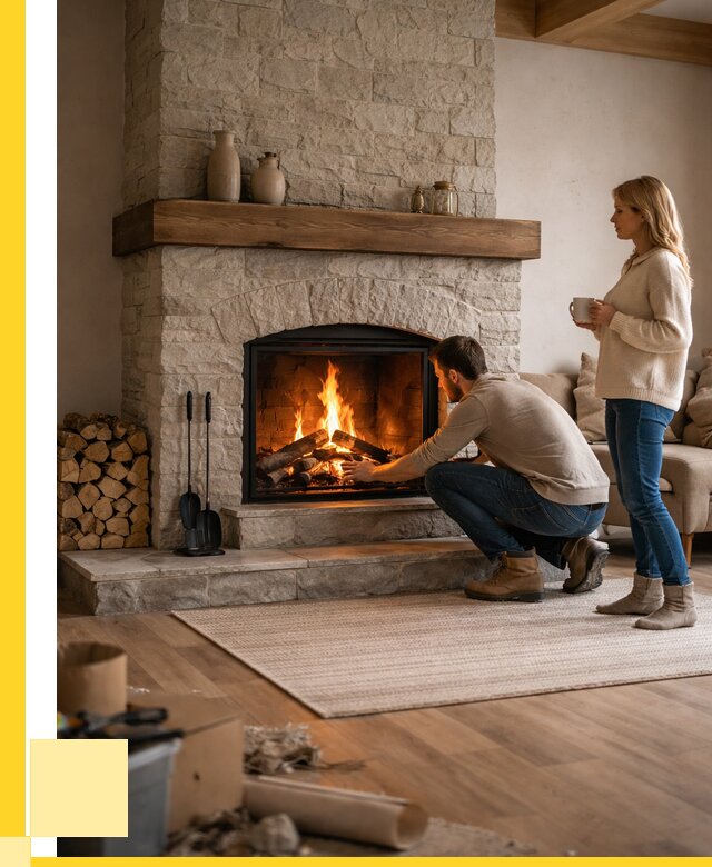 Камины для загородного дома в Новомосковске от 361375 р., ЭриданНвм