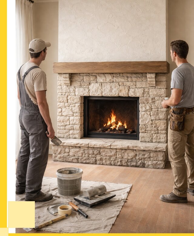 Отделка каминов в Новомосковске от 6711 р. под ключ | ЭриданНвм