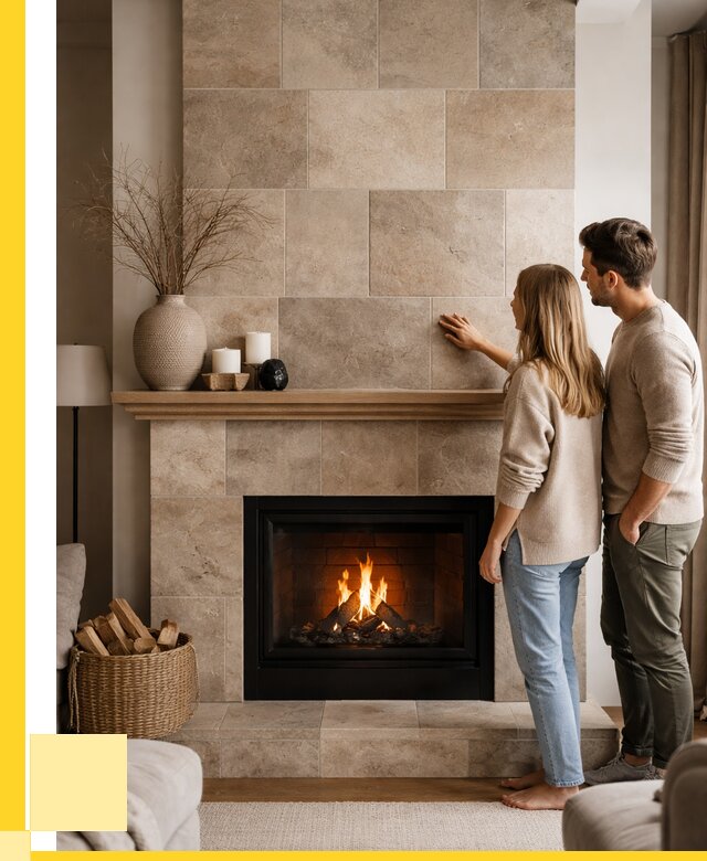 Облицовка каминов керамогранитом в Новомосковске от 4646 р. | ЭриданНвм