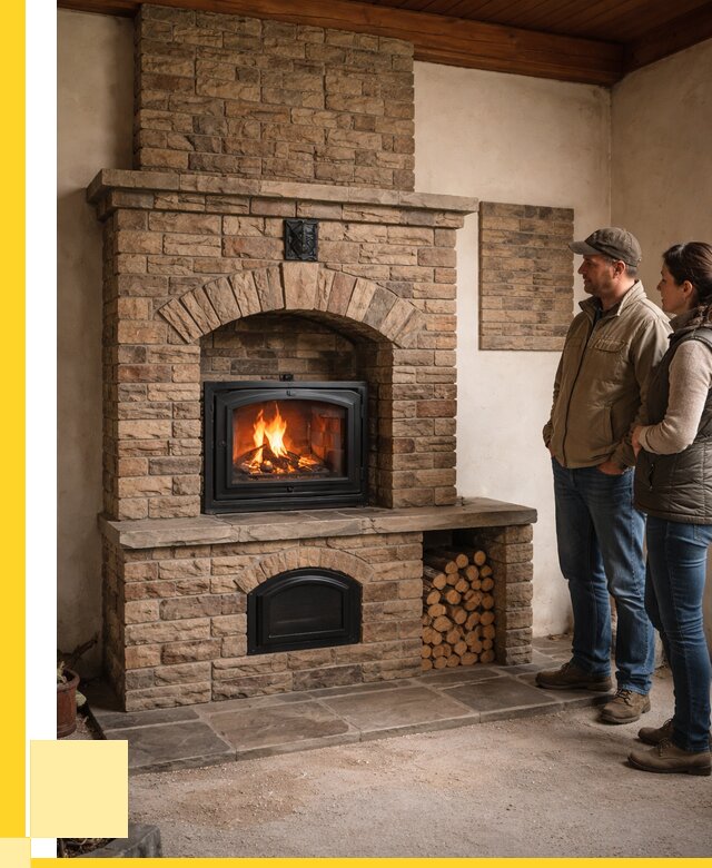 Кирпичная печь под ключ в Новомосковске от 154875 р. | ЭриданНвм