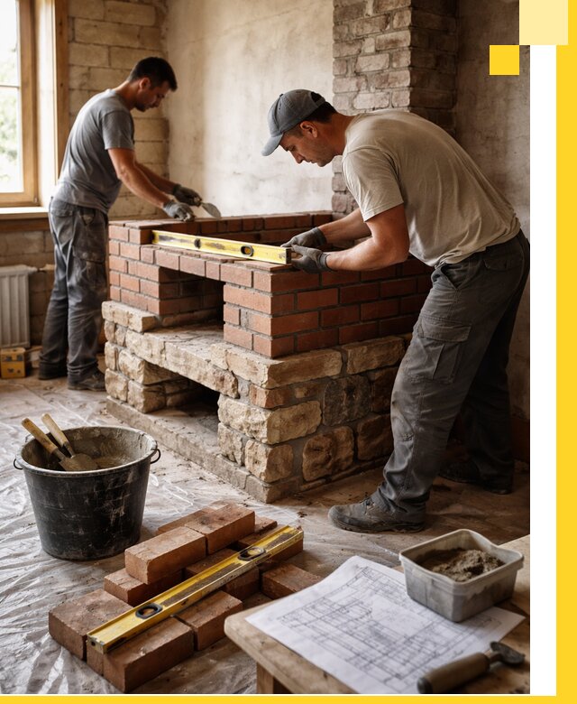 Изготовление и установка печей под ключ в Новомосковске с гарантией