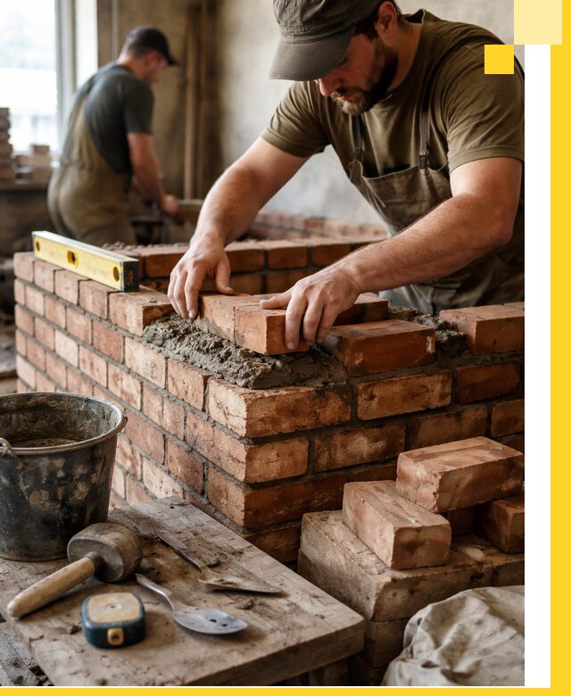 Профессиональная кладка печей под ключ в Новомосковске быстро и надёжно