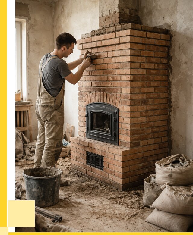 Строительство печей в Новомосковске от 67113 р. под ключ, ЭриданНвм