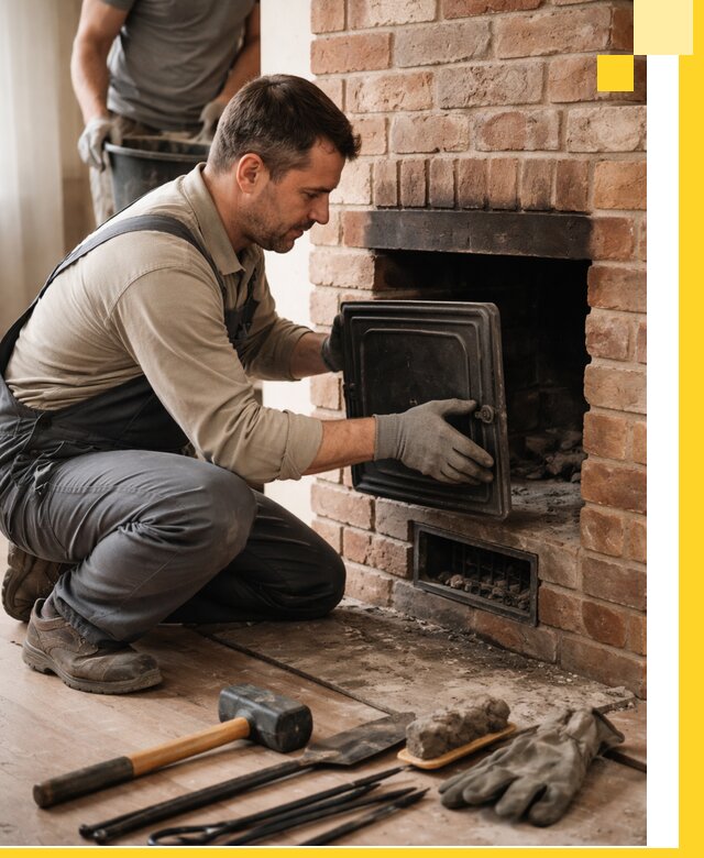 Ремонт печей в Новомосковске с гарантией качества и безопасности