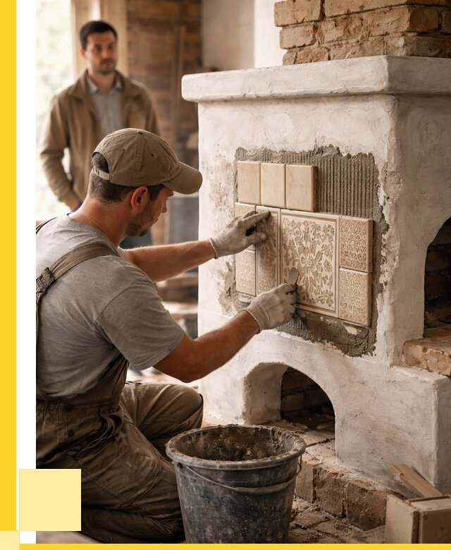 Отделка печей и банных печей в Новомосковске от 36138 р. | ЭриданНвм