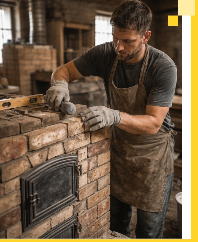 Изготовление печей на заказ в Новомосковске с проектом и монтажом