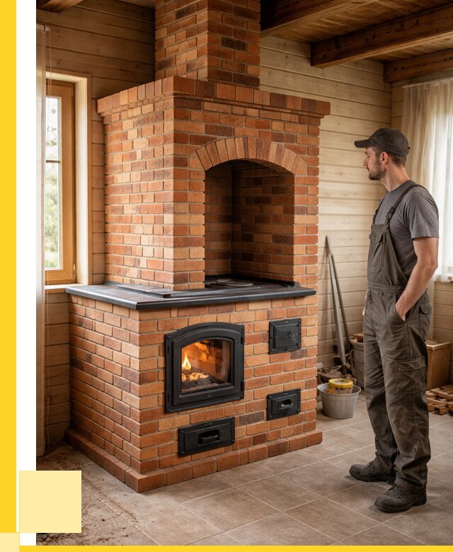 Кирпичные печи в Новомосковске: купить от 154875 р. | ЭриданНвм