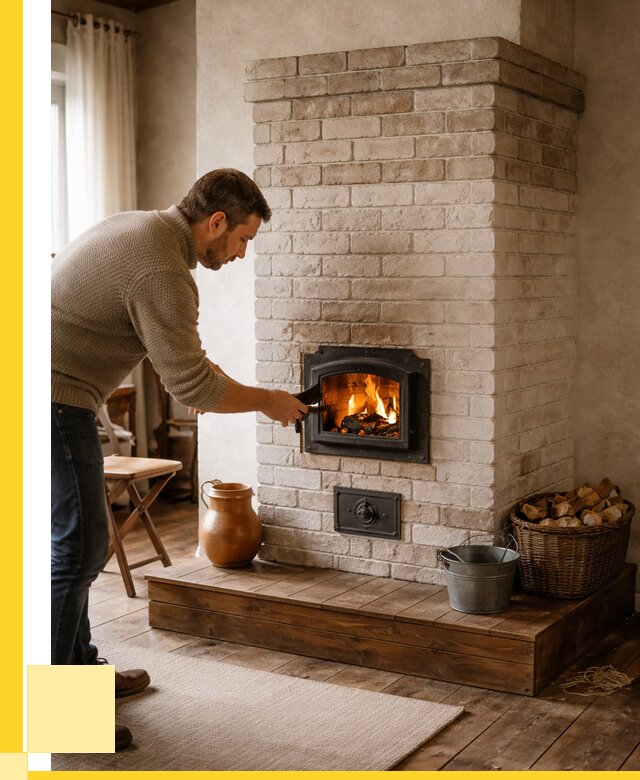 Печь голландка из кирпича в Новомосковске от 87763 р. | ЭриданНвм