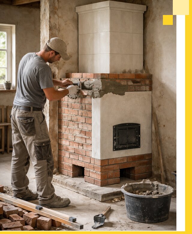 Изготовление и установка печей-голландок под ключ в Новомосковске