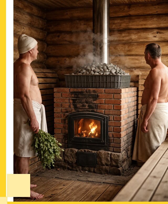 Печи для парной в Новомосковске под ключ от 67113 р. - ЭриданНвм