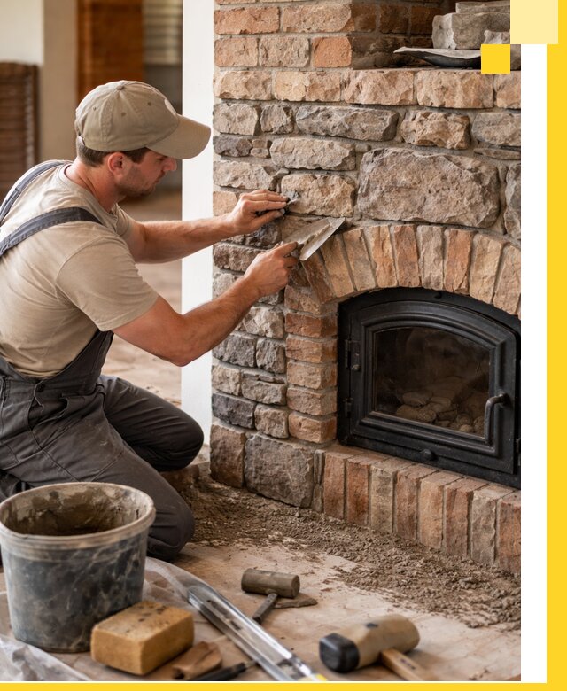 Печи для дома под ключ в Новомосковске, установка и доставка