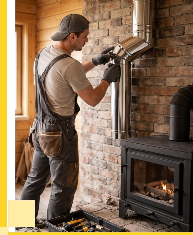 Монтаж дымоходов для печей в Новомосковске от 7744 р. | ЭриданНвм