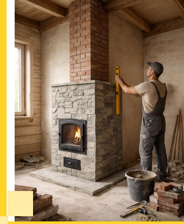 Печи и дымоходы под ключ в Новомосковске от 46463 р., ЭриданНвм