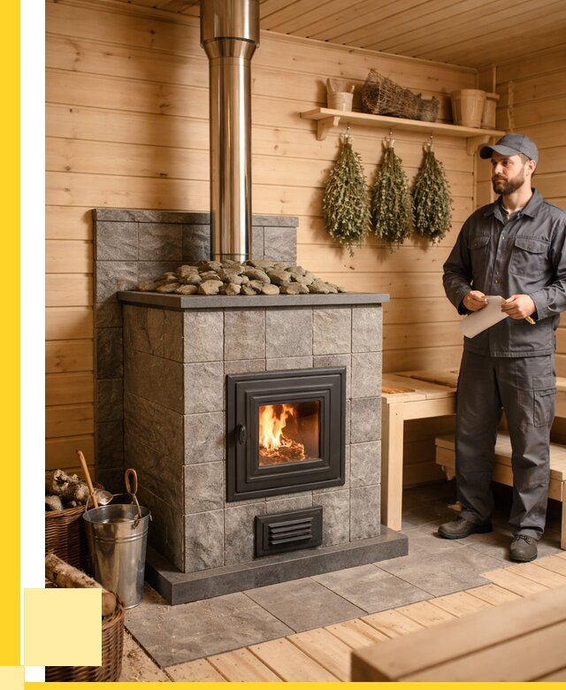 Печи для бани под ключ в Новомосковске от 123900 р. | ЭриданНвм