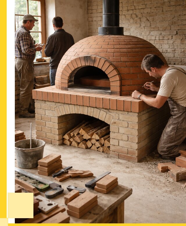 Помпейская печь дровяная для пиццы в Новомосковске | ЭриданНвм от 206500 р.