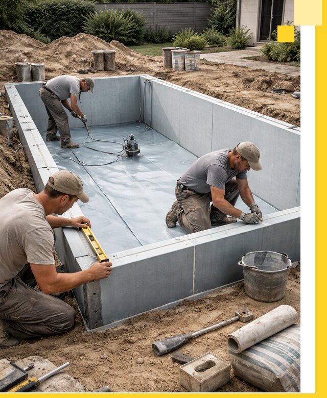 Профессиональный монтаж бассейнов под ключ в Новомосковске с гарантией