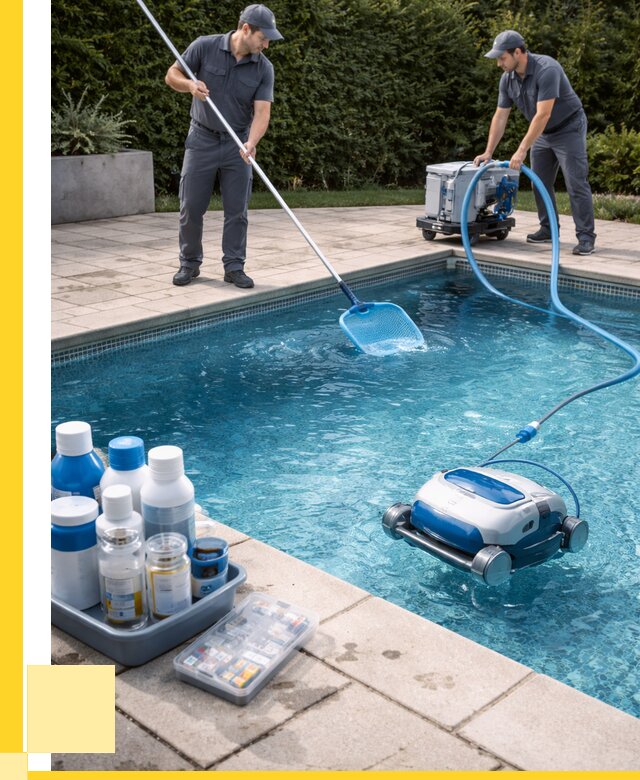 Чистка бассейнов в Новомосковске роботами, от 4646 р. | ЭриданНвм