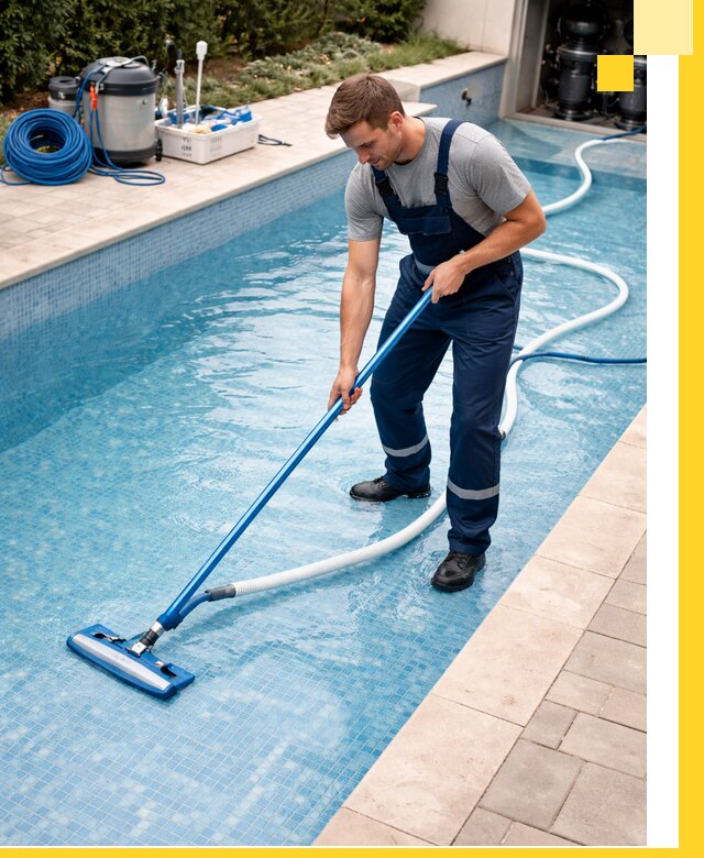 Профессиональная чистка бассейнов и фильтров в Новомосковске под ключ