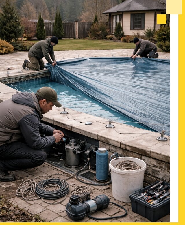 Консервация бассейнов в Новомосковске: подготовка к длительному хранению