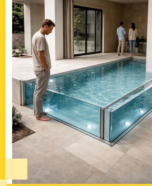 Стеклянные бассейны в Новомосковске от 1239000 р. | ЭриданНвм — мозаика