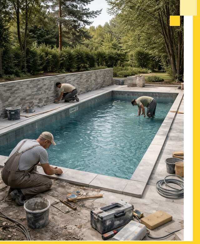 Проектирование и строительство частных бассейнов в Новомосковске