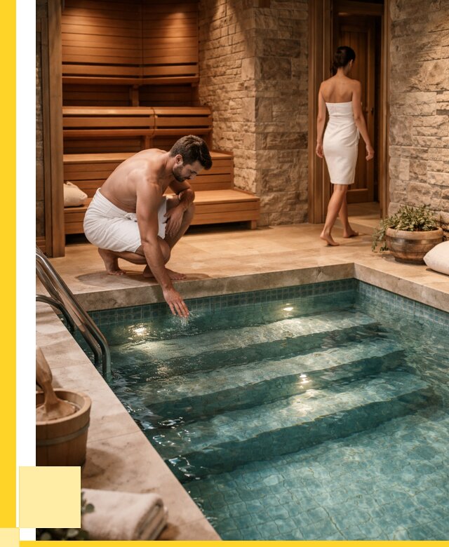 Сауна с бассейном под ключ в Новомосковске от 123900 р., ЭриданНвм