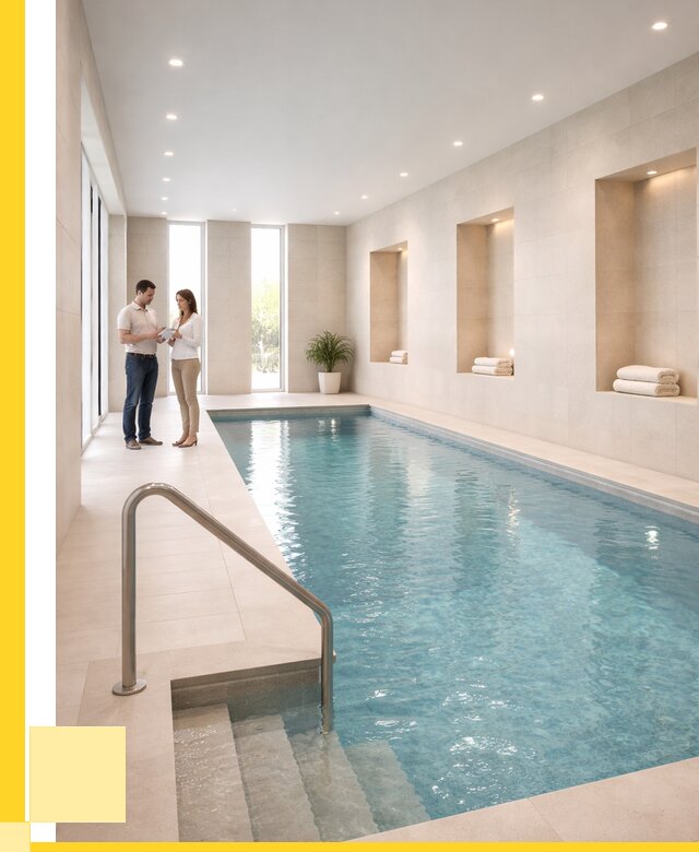 Бассейны в помещении под ключ в Новомосковске от 1548750 р. | ЭриданНвм