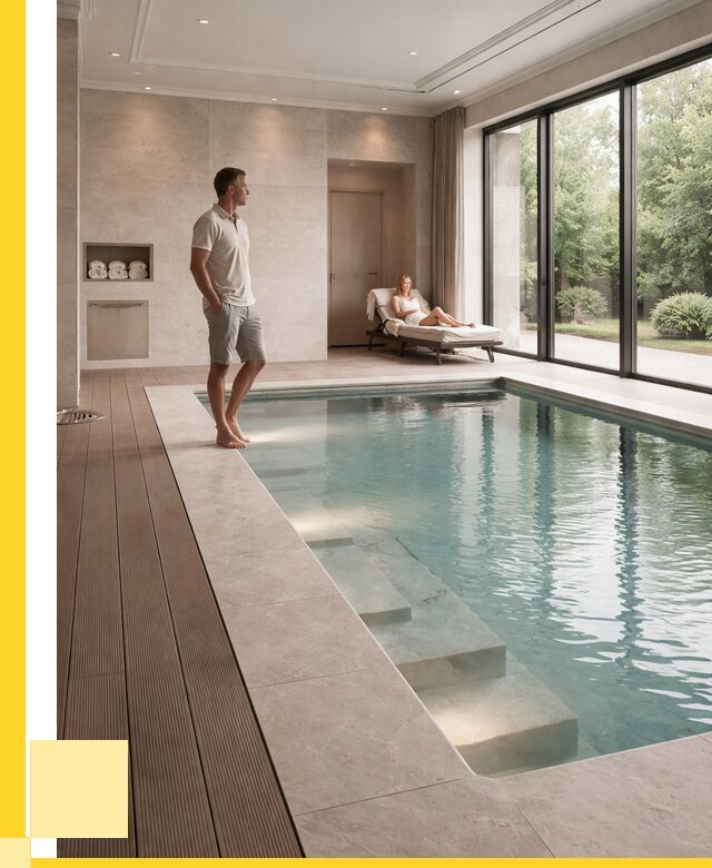 Бассейны в коттедже под ключ в Новомосковске от 1239000 р. | ЭриданНвм