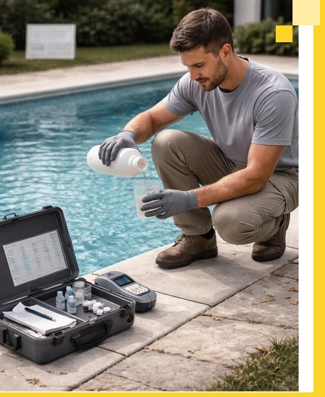 Профессиональная дезинфекция воды в бассейне в Новомосковске