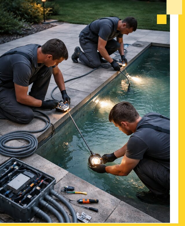 Профессиональное освещение бассейнов в Новомосковске: дизайн и монтаж