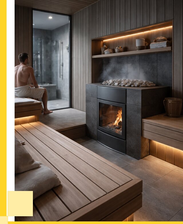 Проект сауны в частном доме в Новомосковске от 36138 р. | ЭриданНвм