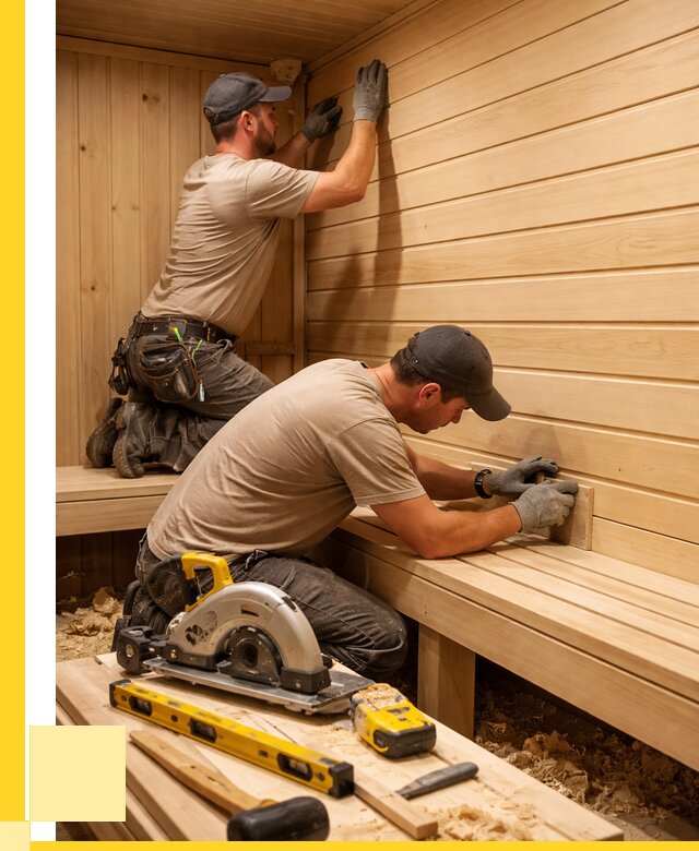 Обшивка саун вагонкой в Новомосковске от 2581 р. | ЭриданНвм