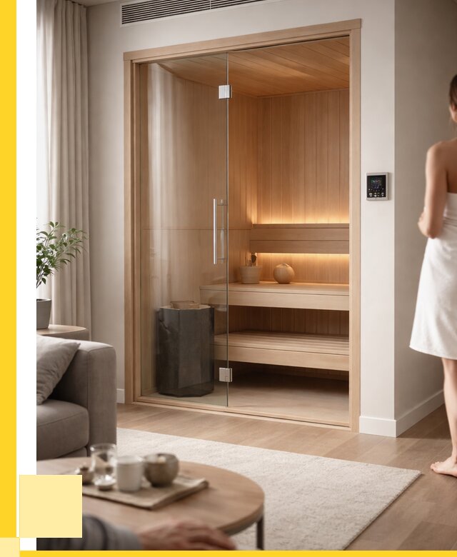 Сауна в квартире под ключ в Новомосковске от 123900 р. ЭриданНвм