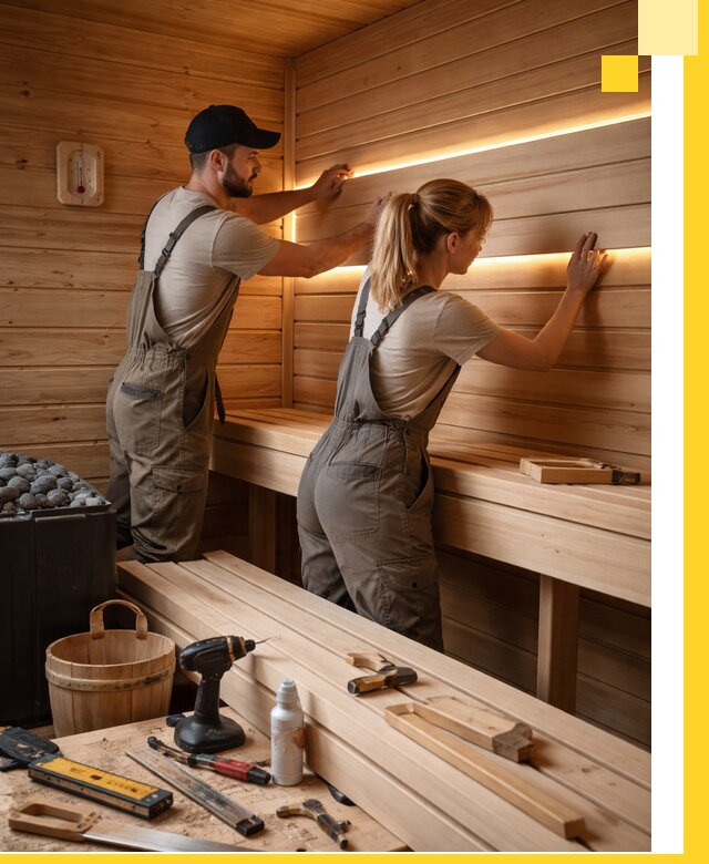 Дизайн саун и бань под ключ с индивидуальным проектом в Новомосковске