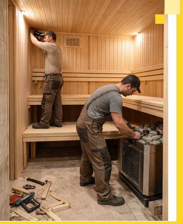 Купить сауну под ключ в Новомосковске с монтажом и гарантией