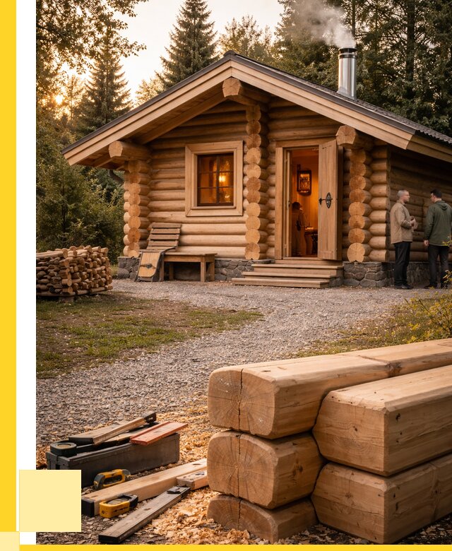 Строительство бань и комплексов в Новомосковске от 464625 р.| ЭриданНвм