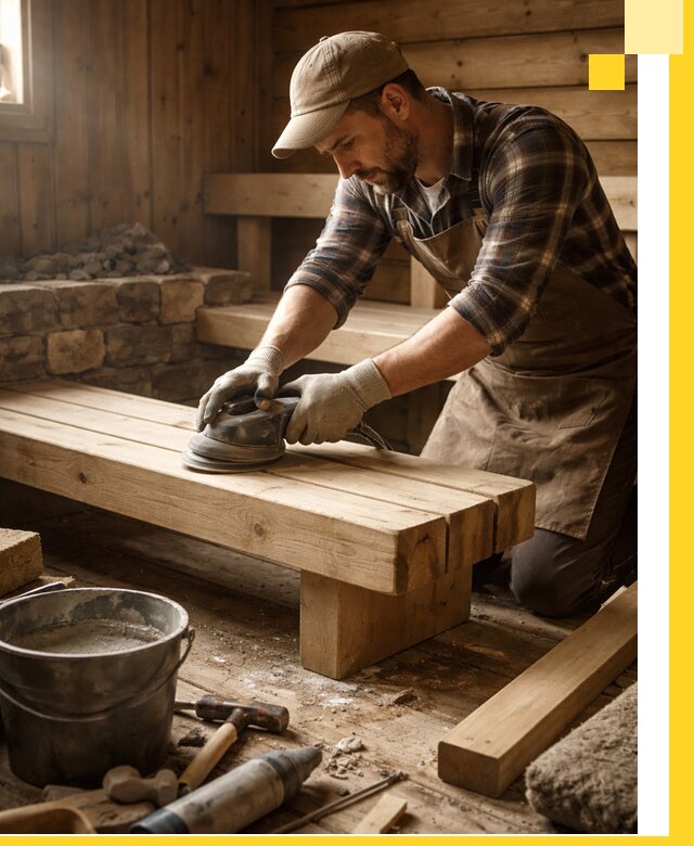 Ремонт бань под ключ в Новомосковске с гарантией качества и сроков