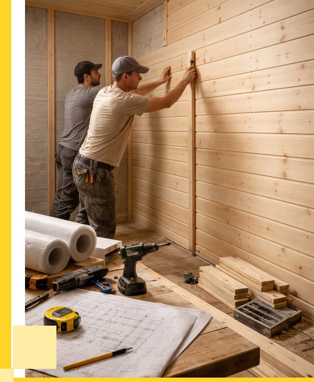 Обшивка бани вагонкой в Новомосковске от 1239 р., ЭриданНвм