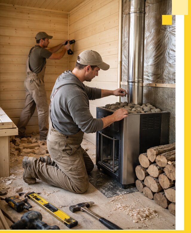 Строительство деревянных бань под ключ в Новомосковске проекты и монтаж