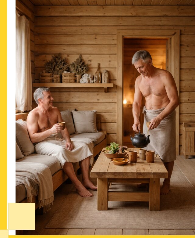 Бани с комнатой отдыха под ключ в Новомосковске от 464625 р. | ЭриданНвм