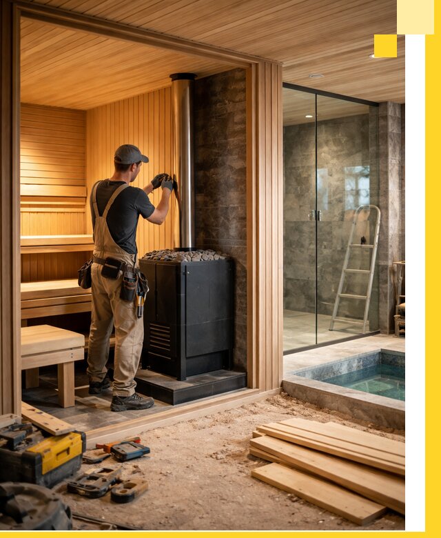 Полное строительство банных комплексов под ключ в Новомосковске