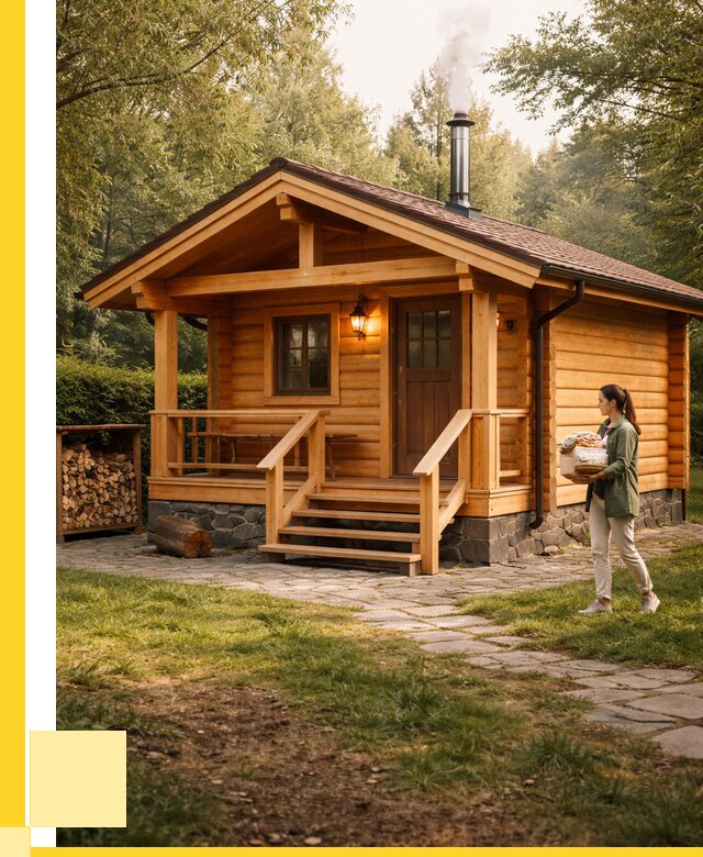 Купить баню под ключ в Новомосковске от 671125 р. | ЭриданНвм