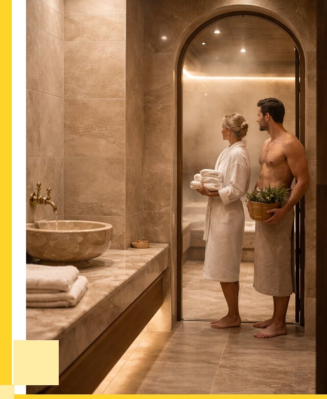 Проект и монтаж сауны и хамама в Новомосковске от 361375 р., ЭриданНвм