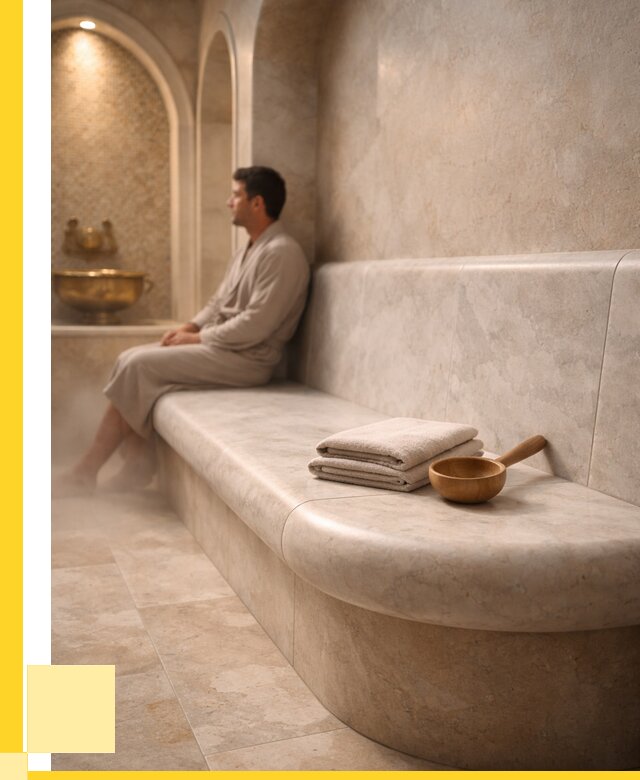 Сиденья для хамама в Новомосковске под ключ от 12390 р. | ЭриданНвм