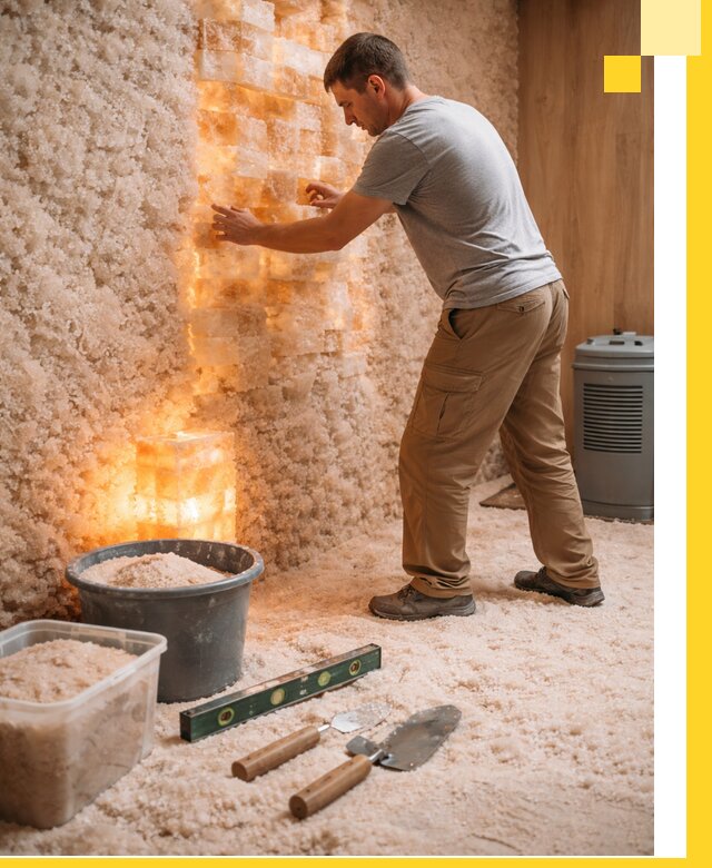 Проектирование и монтаж соляных комнат в Новомосковске под ключ